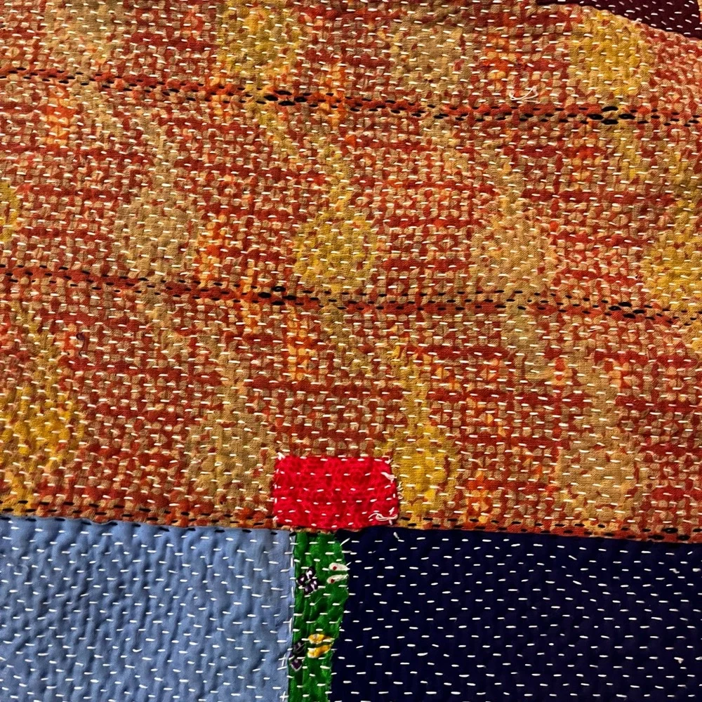 Kantha Indian Handmade Patchwork Quilt